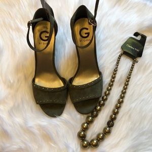 G by Guess Studded Wedge Heels💚